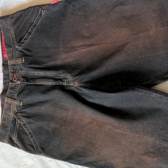 Guess Vintage 90s Y2K Baggy Tapered Leg Jeans Skater Rave Hip Hop 38 X 34 - Picture 2 of 9